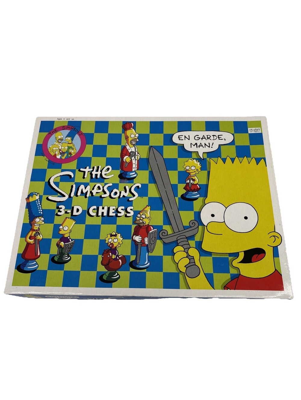 The Simpsons 3-D Chess Set Vintage Board Game Classic Complete